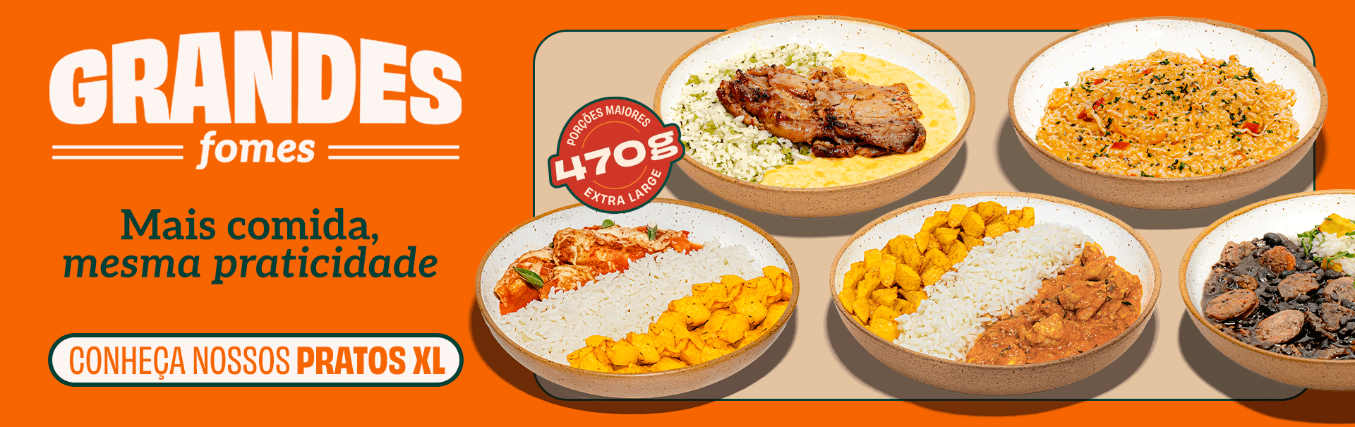 Conheça os pratos de 470g