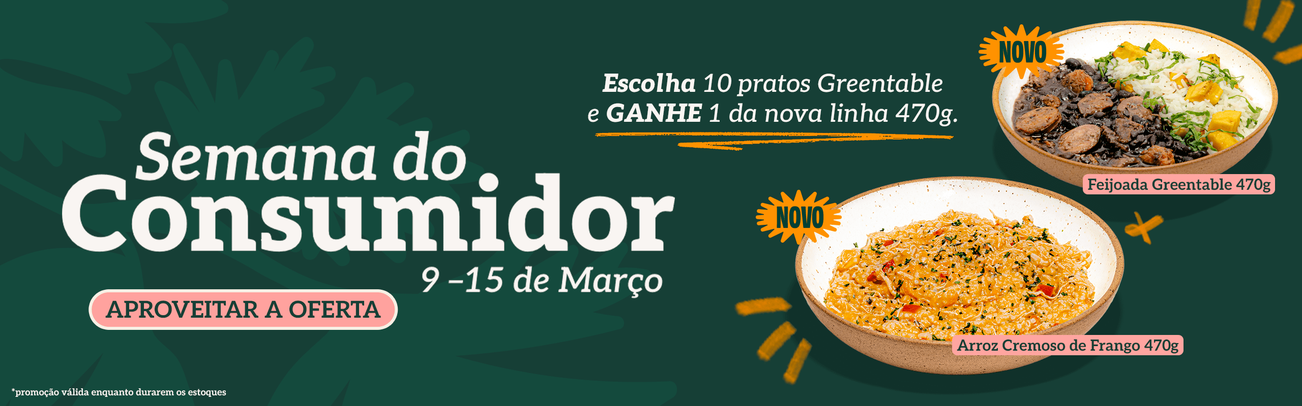 Escolha 10 pratos + Prato novo 470g de Brinde