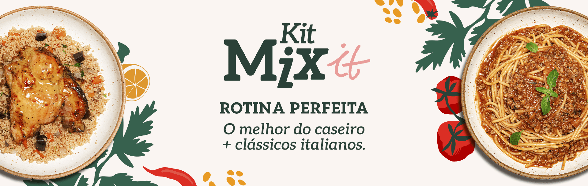 O Mix do clássico + caseiro.
