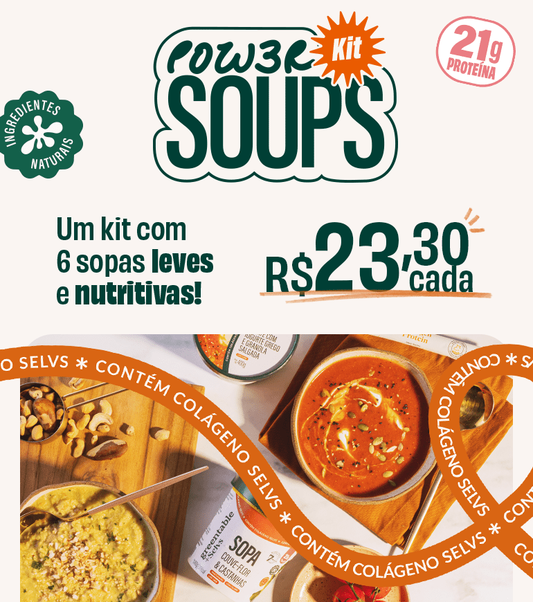 Existe sopa e existe POWERSOUPS.