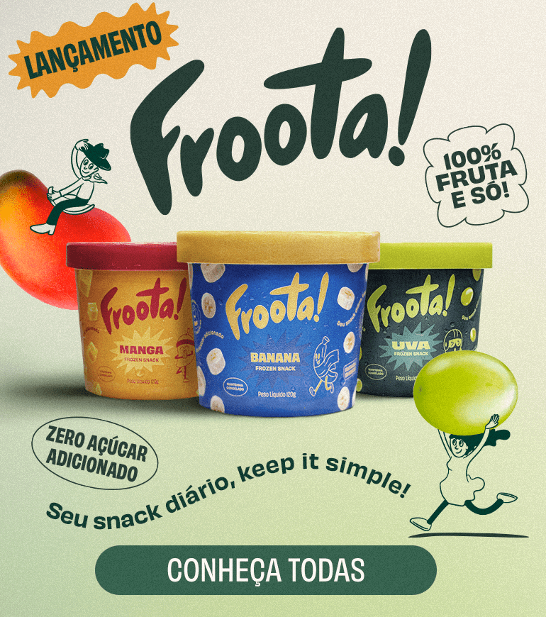 Sim, 100% fruta e só. Docinha e congelada.