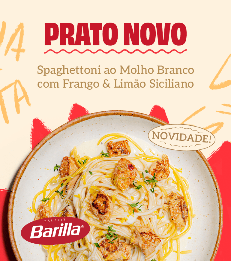 Conheça o spaghettoni ao molho branco