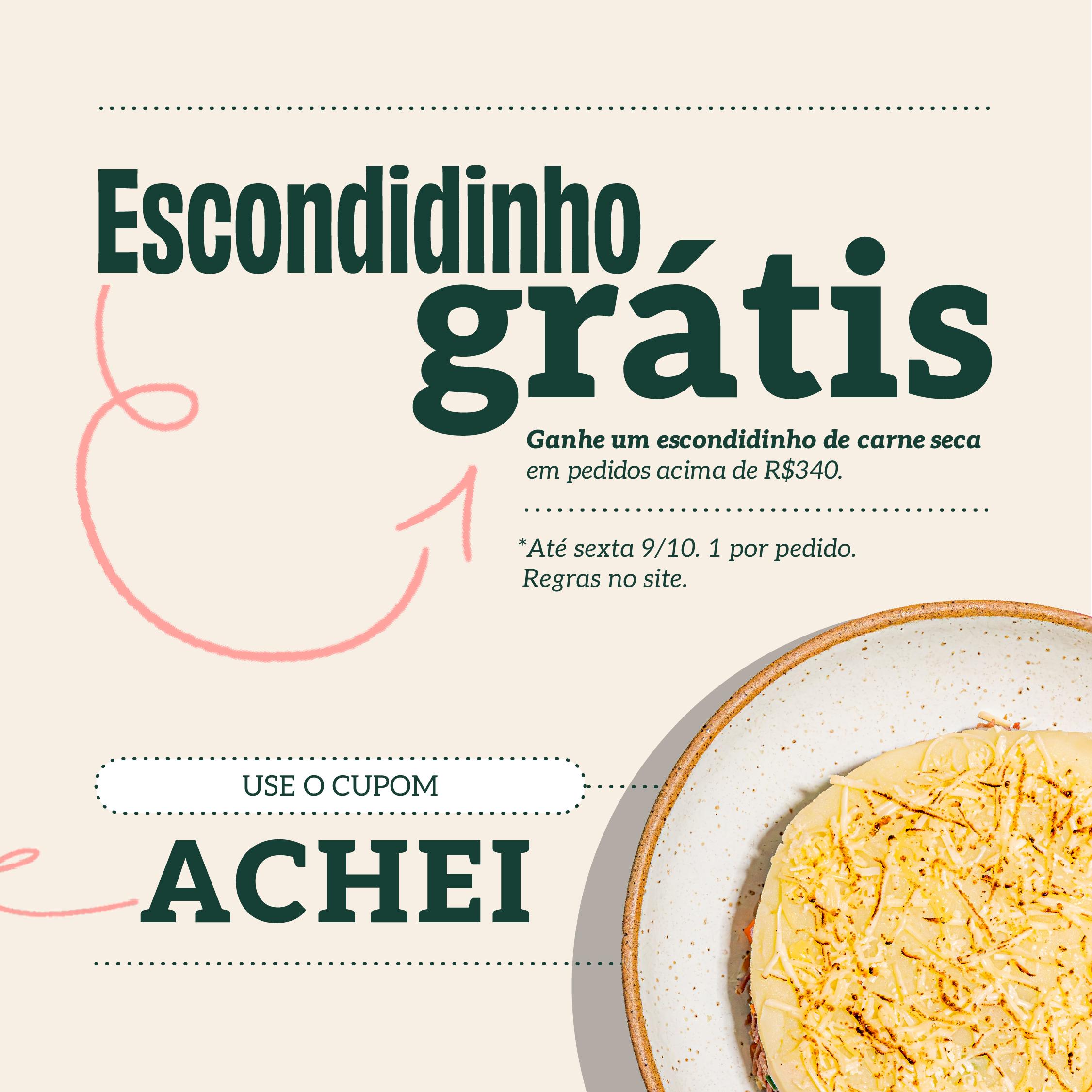 Ganhe um Escondidinho de Carne Seca
